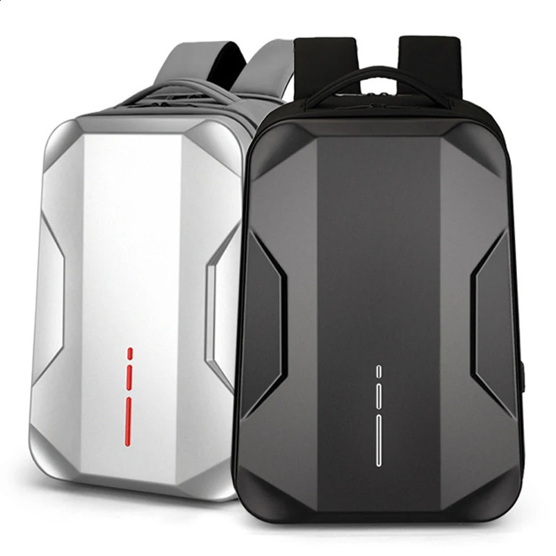 Travel Backpacks For Men 173Inch Business Backpack Plastic Waterproof Esports Students Work Hard Shell Computer Bag 240815