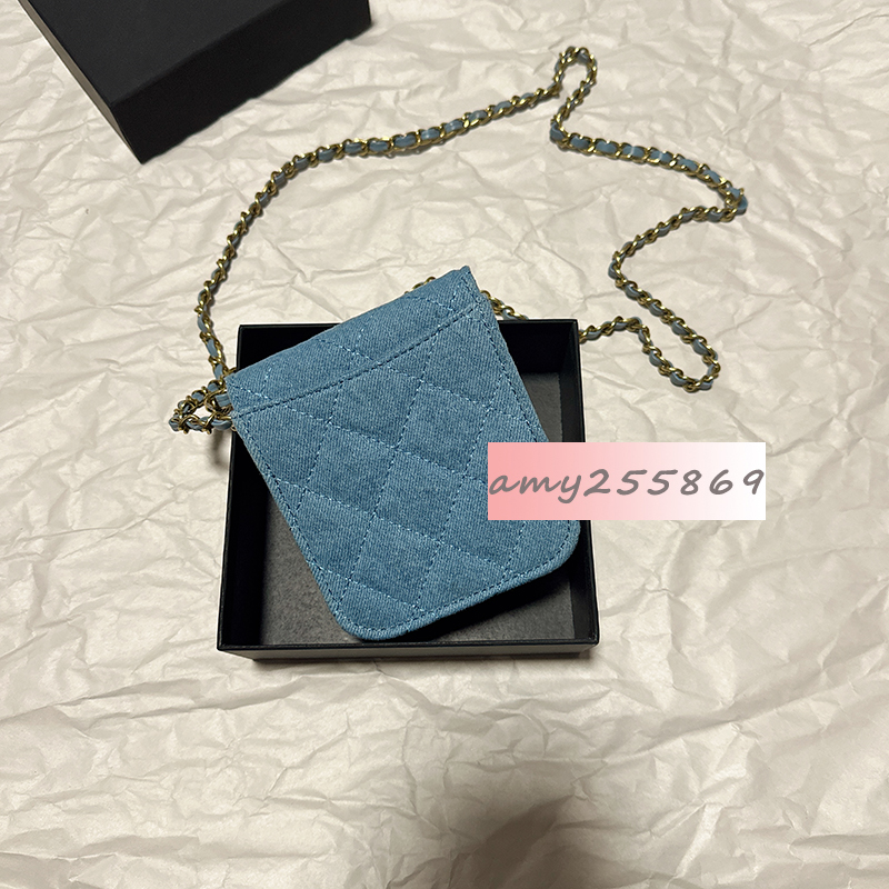 10X4X13CM Storage bags denim camera bag beauty cosmetics organization with gift box packing