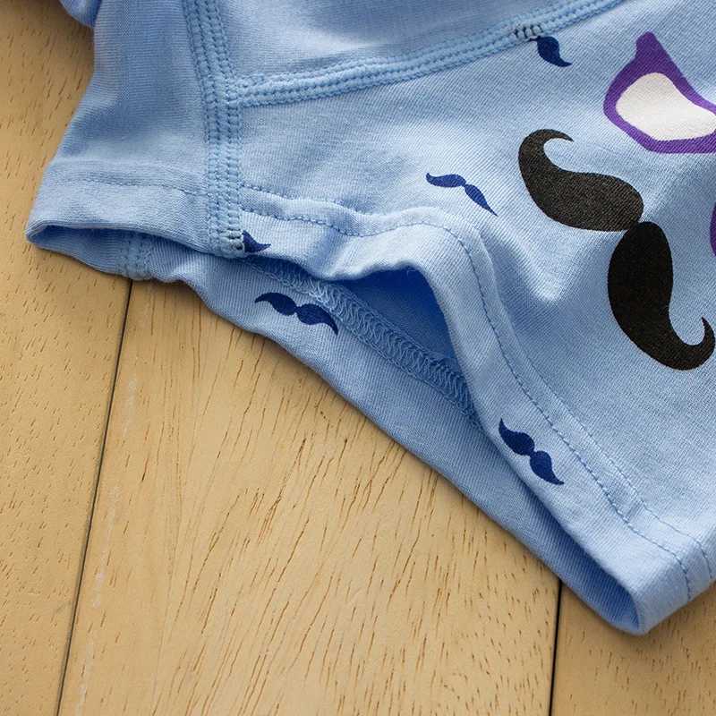 High quality childrens underwear RC organic cotton material interesting beard boxing underwear random color120W240815