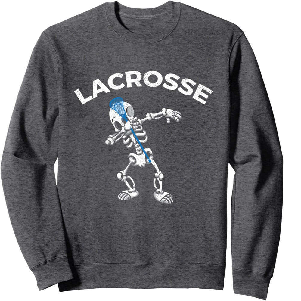 Long Sleeve Shirts for Men sweatshirt Halloween Dabbing Skeleton Lacrosse Dab Dance Gift Sweatshirt Tee Streetwear Casual tops clothes 2025