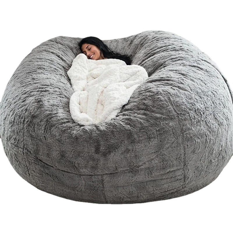 Oversized Cartoon Bean Bag Chair Cover, Soft Veet Fabric Lazy Gaming Sofa - 005 dh5727163