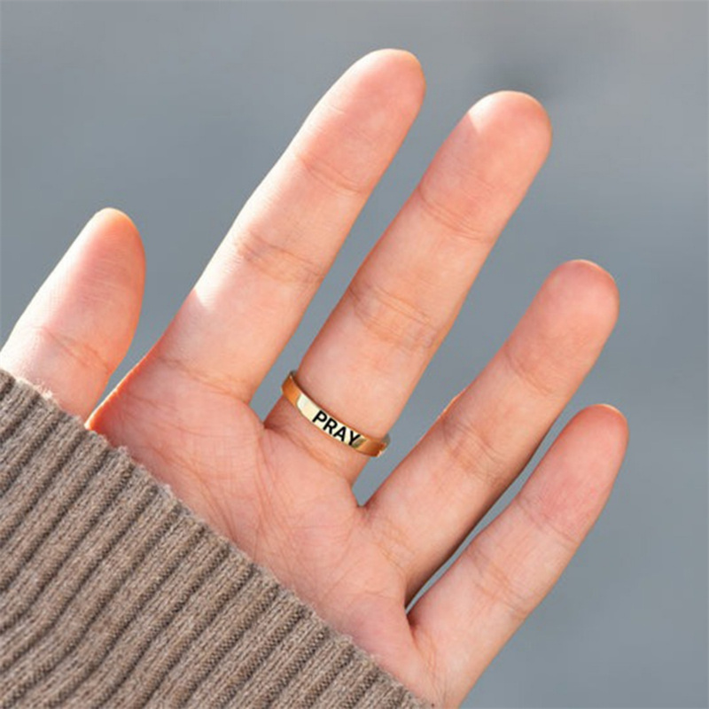 Designer ring Prayer Gold Cross Ring Creative Copper Set Zirconium Ring Engagement Wedding Ring Couple Rings
