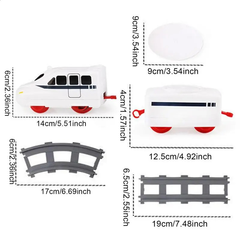 Rotating sushi board train toy pretend to play with conveyor belt electric track rotating track car simulation model toy childrens gift 240816bj