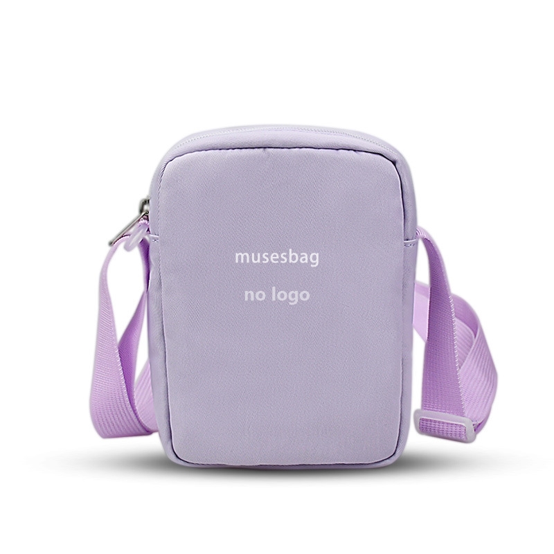 Fashion simple small body bag ins casual single shoulder bag solid color lightweight crossbody bag niche texture bag