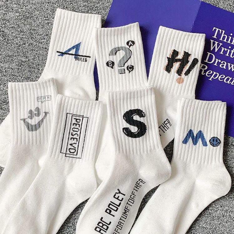 Trendy Men's Athletic Insulated Sock Set with Couple Option - Durable Mid Tube Fit for Cold Weather Activities