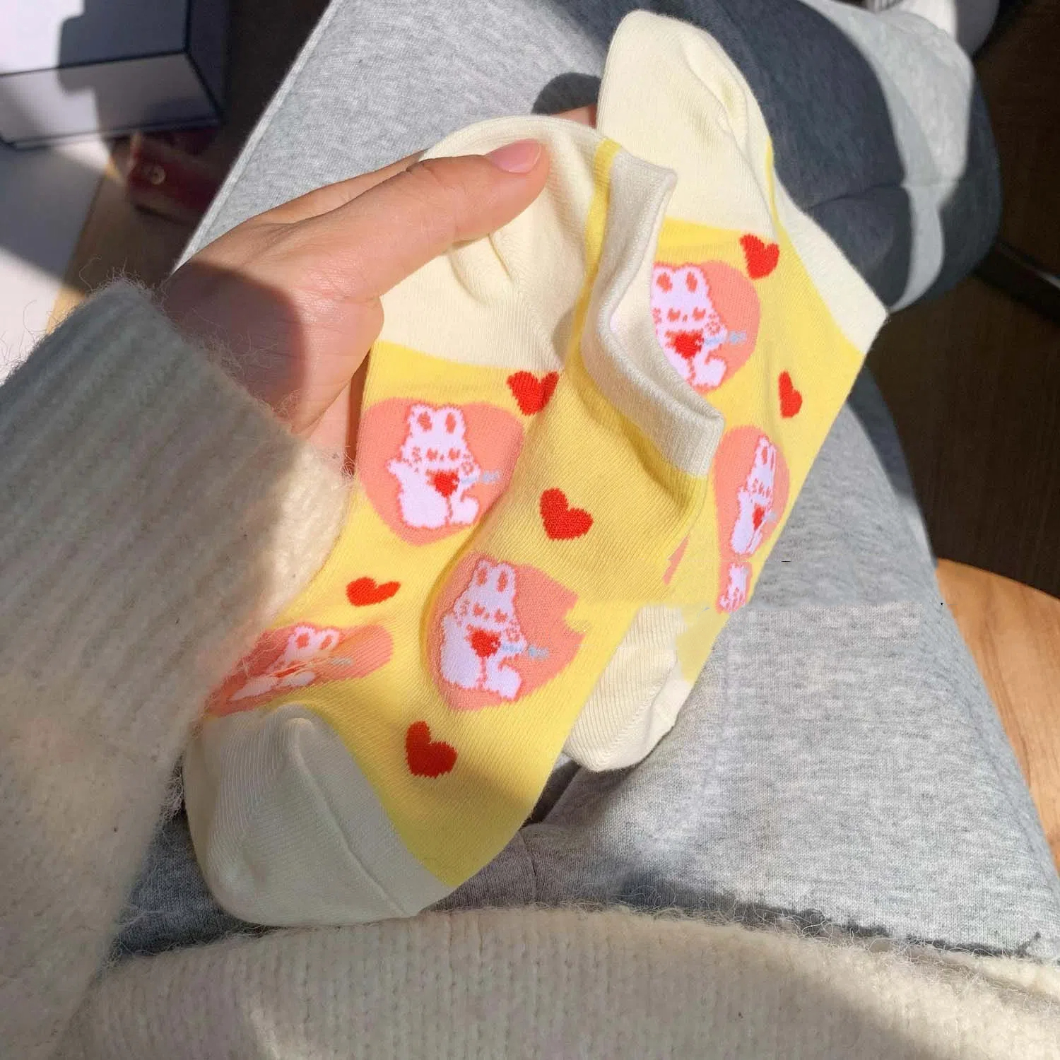Children's Cute Cartoon Socks with Three-Dimensional Letters - Summer Short Tube Style