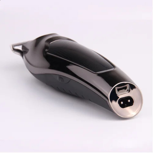 VGR Hair Trimmers Clipper for Men Barber LCD Display Stainless Steel Blade 120 Minutes of Use Time Cutting Machine 240813