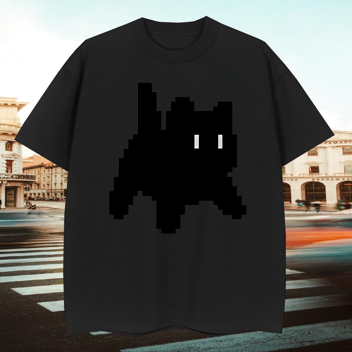 TOP Quality Tshirt for Man Woman Casual Daily Wear 100% Cotton 230g DIY O-Neck Short Sleeve cat T shirt Fashion Casual Tees