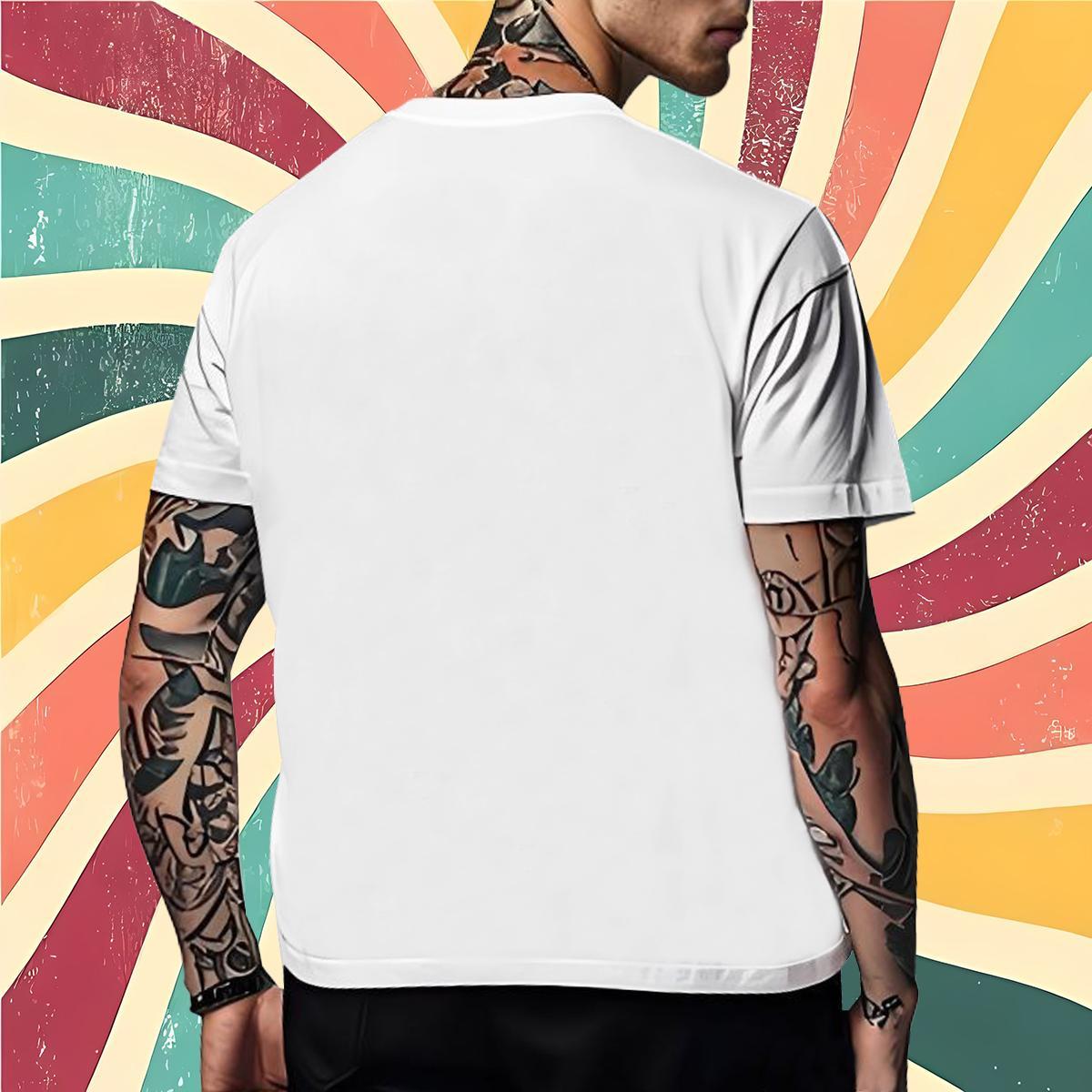 Custom Men Clothes T-Shirt pumpkin Sports Casual 100% Cotton 230g Polos O-Neck Short Sleeve High Quality Men T Shirts Floral Print