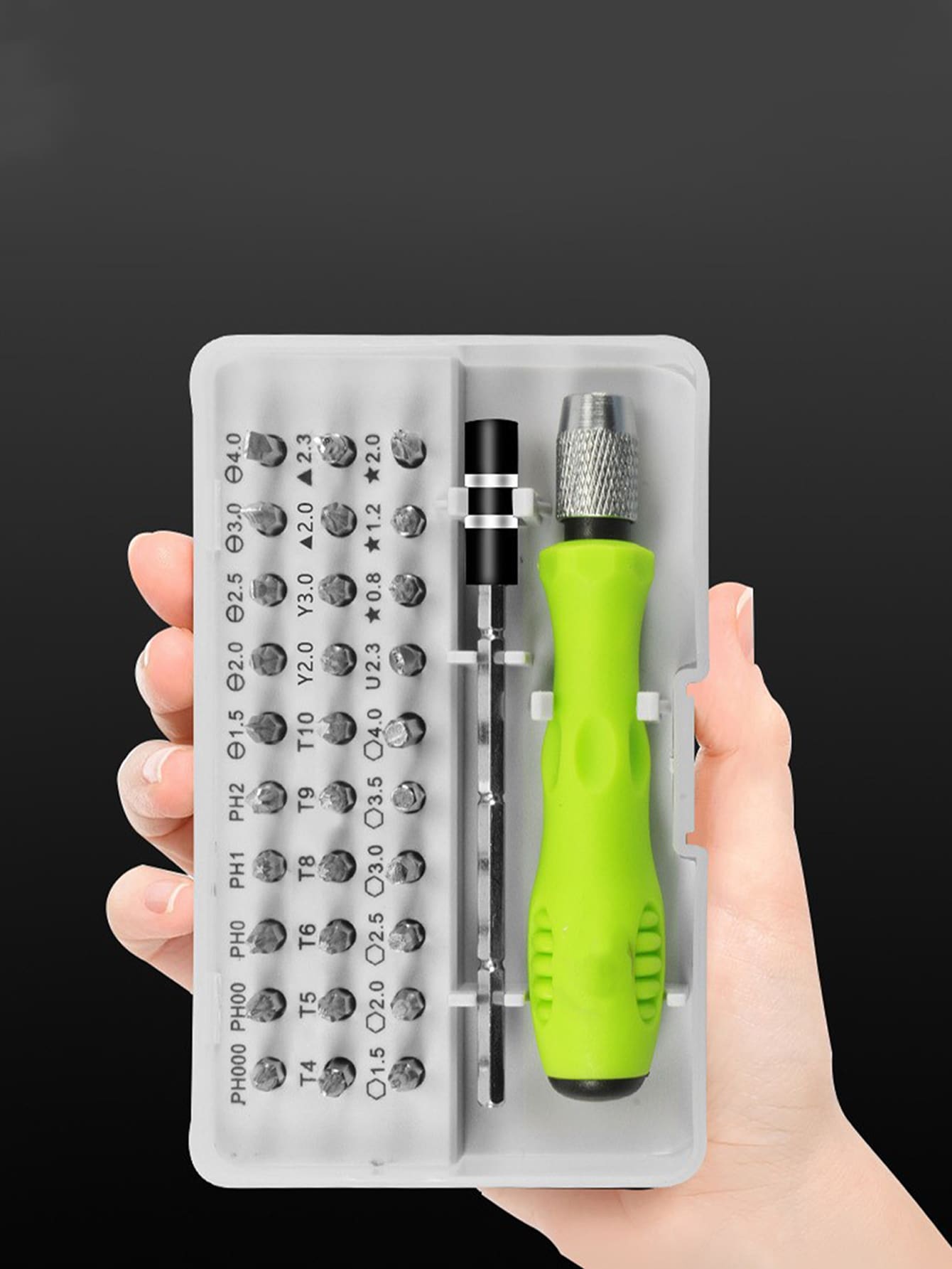 1pc32 in one multifunctional manual screwdriver car repair tool mobile phone repair screwdriver computer disassembly tool multifunctional