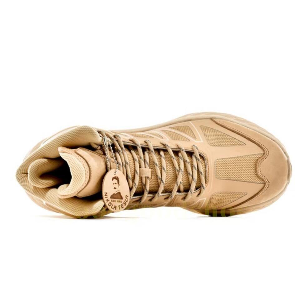 JNDO Designer Casual Shoes Mens Womens High Top Nikola Tesla Valve Waterproof hiking Sneakers desert triple black olive Men Women Fashion Outdoor Spor