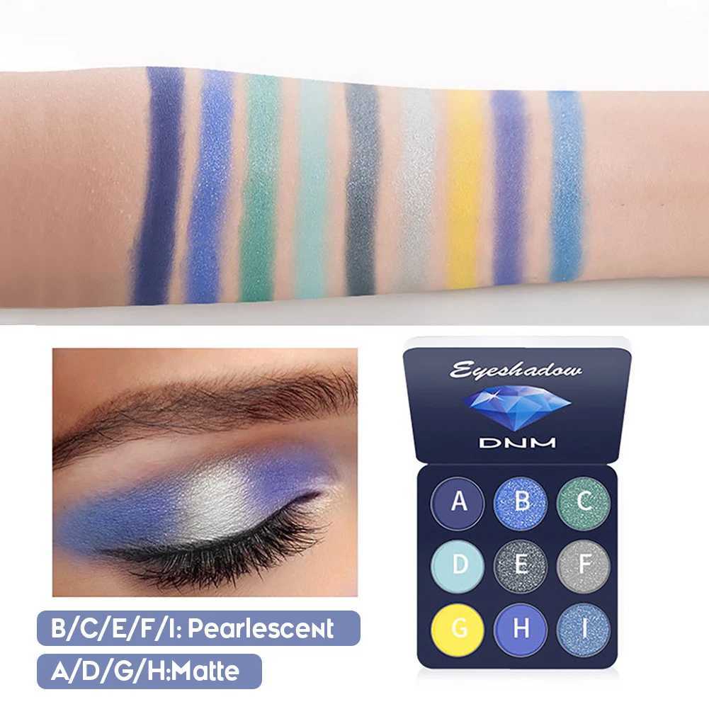 9-color flash eye shadow tray pigment professional eye shadow makeup palette durable eye shadow paletteW241212