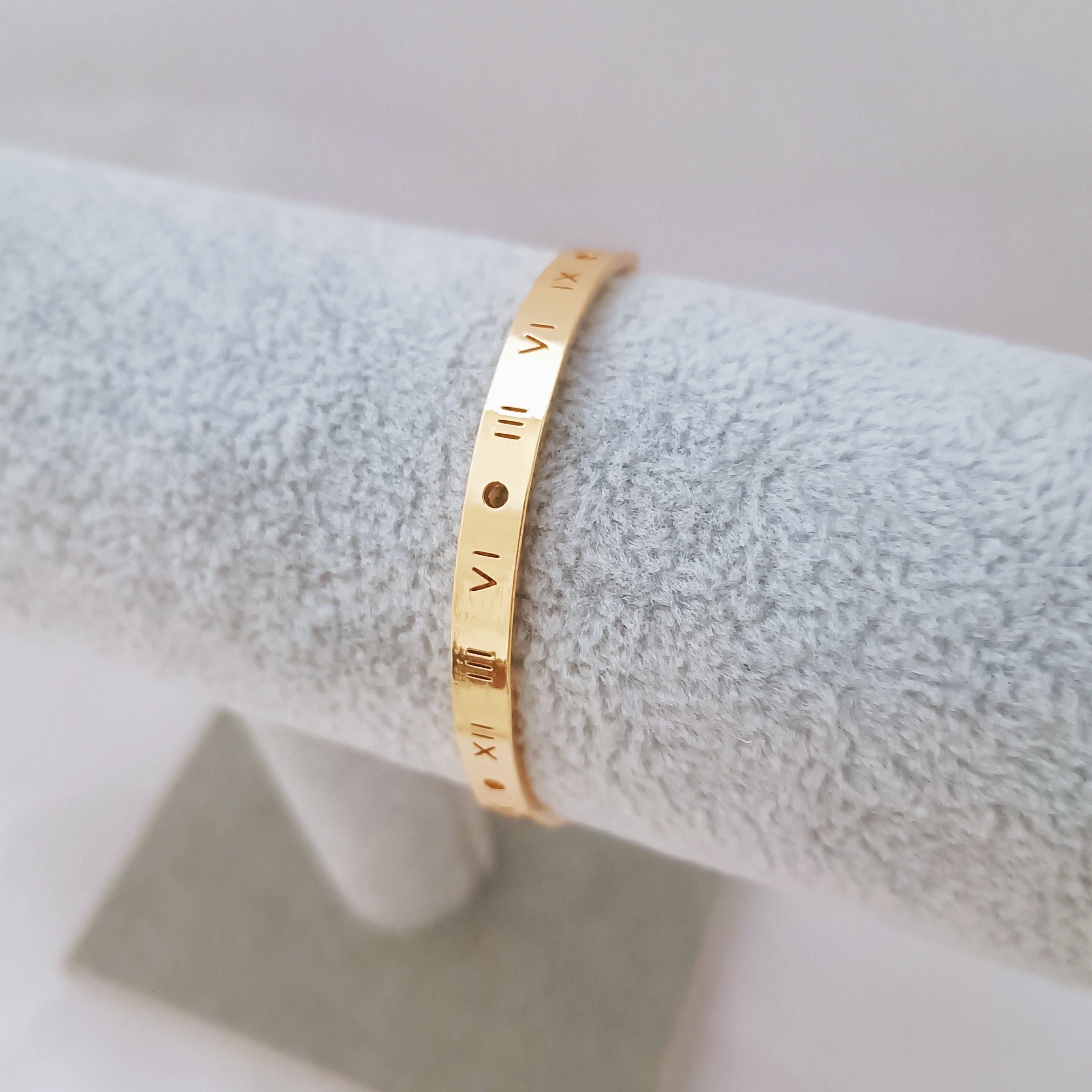 Bracelet Metal Bracelet Mirror Bracelet Sub Bracelet Smooth Plain Circle European and American Trendy Bracelet Ring