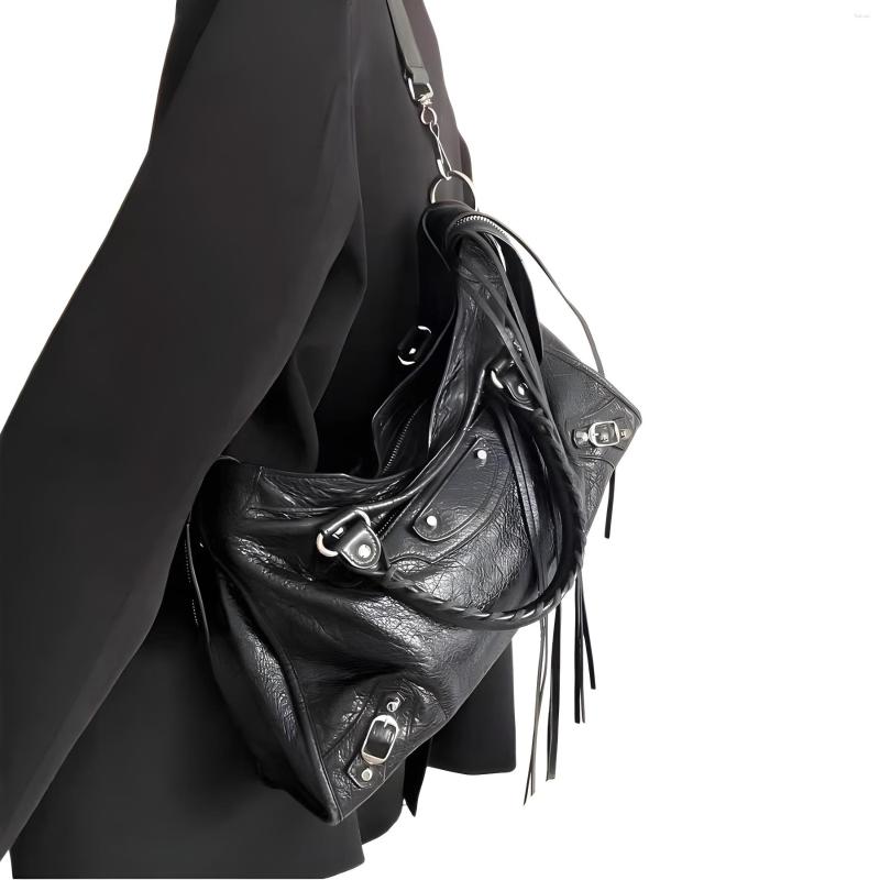Totes Rivet Blow Car Bag ABG Spice Girl Sense Large Capacity Shoulder Crossbody Handbag 4