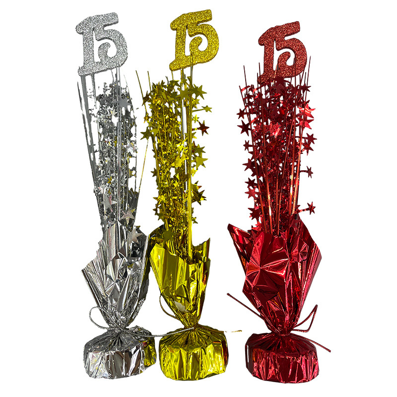 Columns number 15 table decorations wedding wedding supplies birthday decorations ribbons Christmas ornaments table decorations Five pieces per piece
