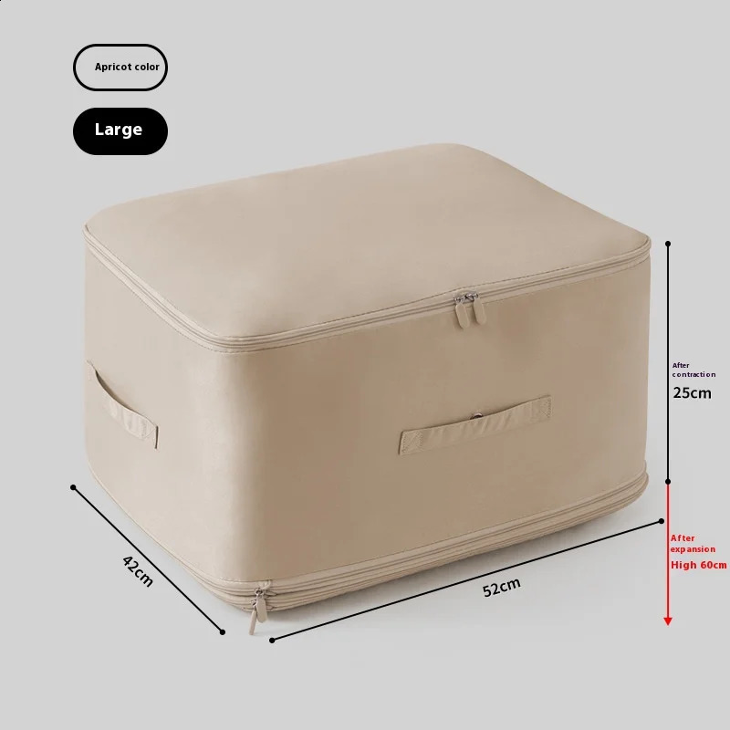 Ultra Space Saving Self Compression Organizer Upgrade Space Saver Quilt Compression Storage Bag Premium Comforter Storage 240816