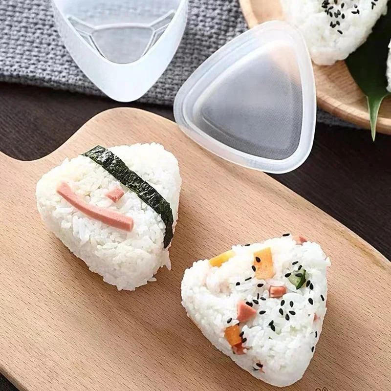 2/6 kitchen accessories sushi molding triangle molding longevity driver molding sushi tool Onigiri rice ball bending machine 240816