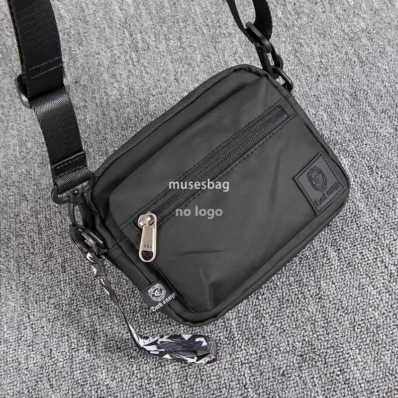 Korean fashion men's shoulder bag casual mini mobile phone bag personality waterproof trend Japanese small square bag crossbody bag