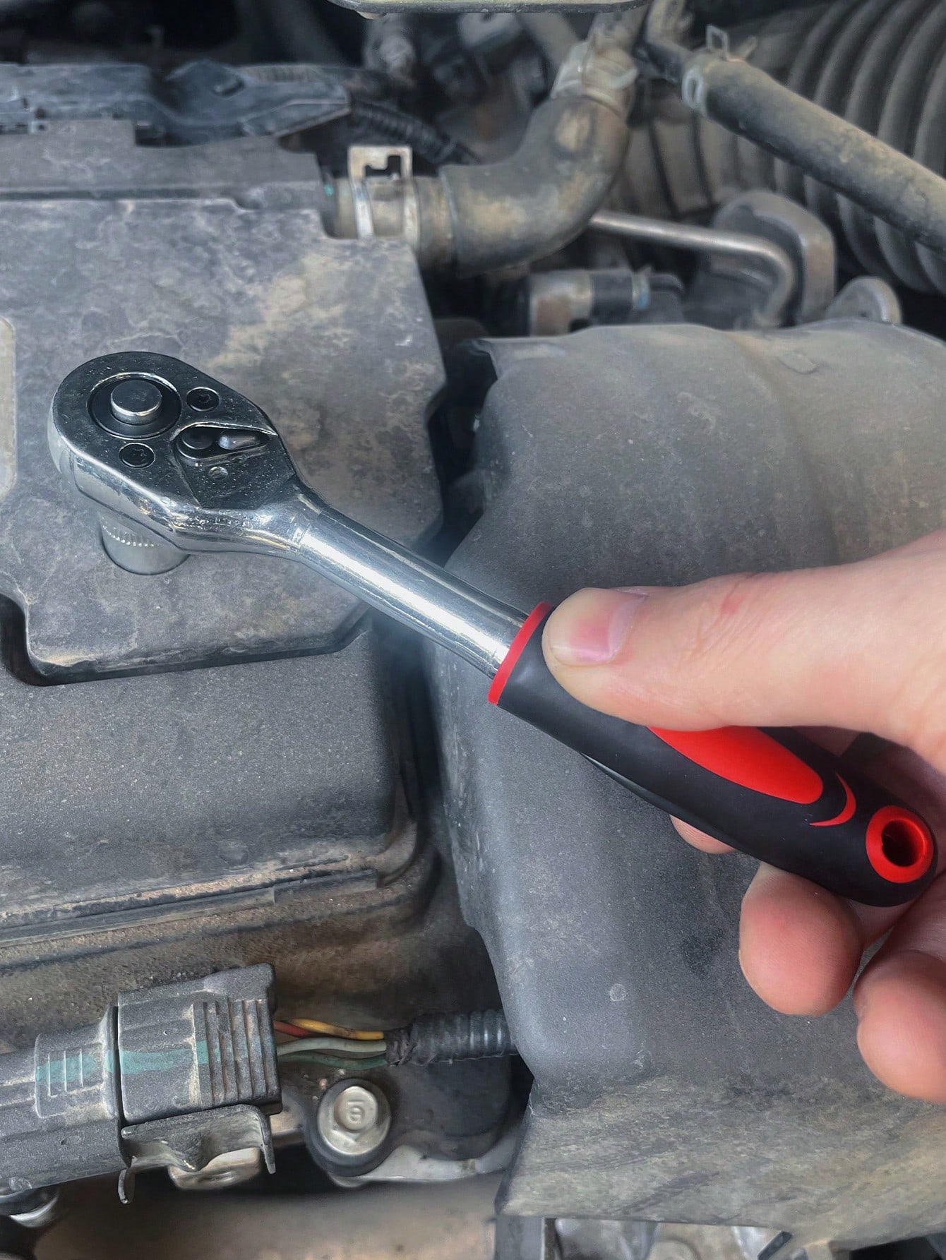 1pc Car Repair Tools Car Ratchet Wrench 12-piece Set Outdoor Emergency Repair Tools