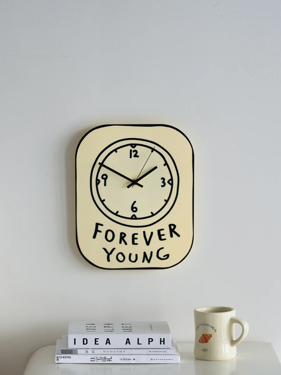 MOMO Scandinavian Minimalist Acrylic Wall Clock Living Room Wall Creative Decorative Silent Clock Ornaments 240815