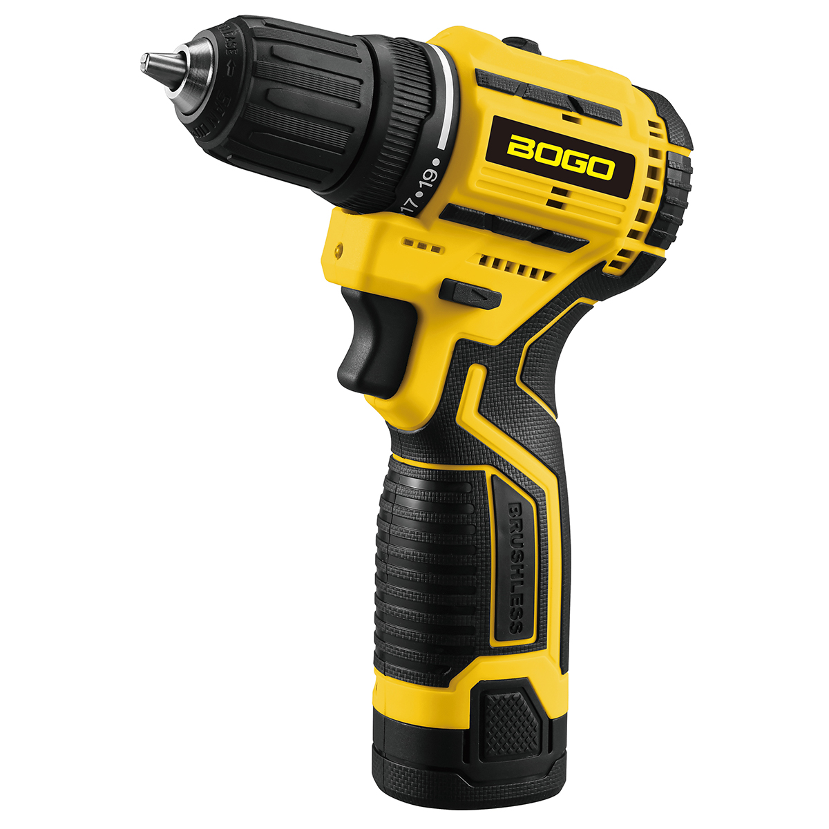 High Power Rechargeable 20V Lithium Battery Electric Drill with Brushless Motor - Portable Tool Kit (B20S)