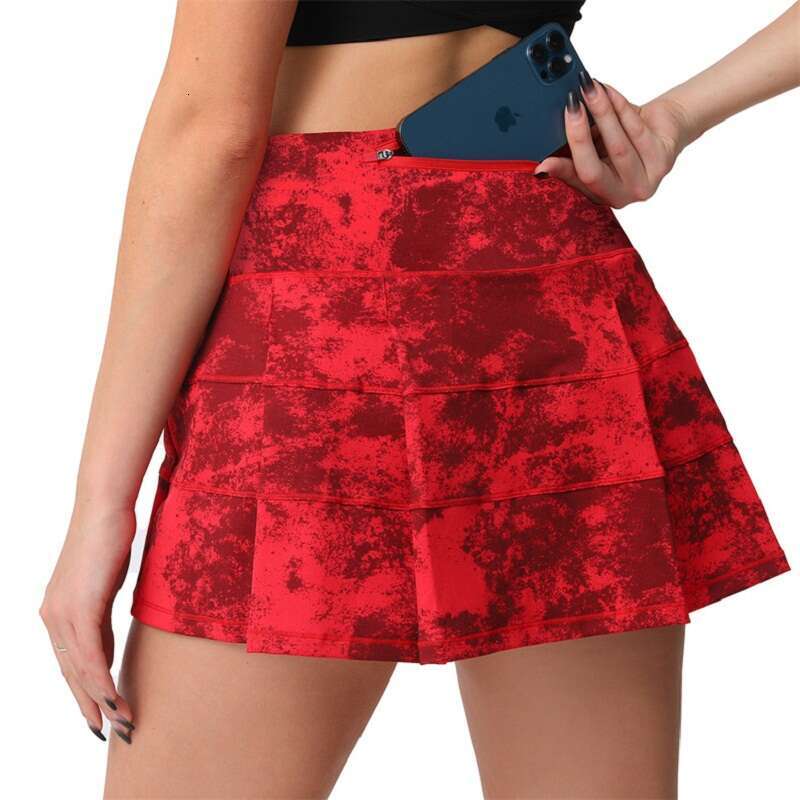 Dyeing 2023 Golf Tennis Skort Pleated Skirt Sport Shorts Women Clothing Yoga Gym Fiess Summer Jogging Workout With Pockets