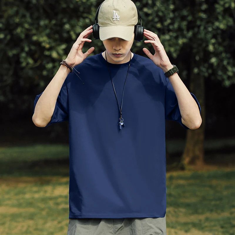 Good Quality TShirts Men Summer Sale Cotton Male Tshirt Versatile Short Sleeves Tee Shirt Boys Basic Plain Tops Oversize 4XL 240815