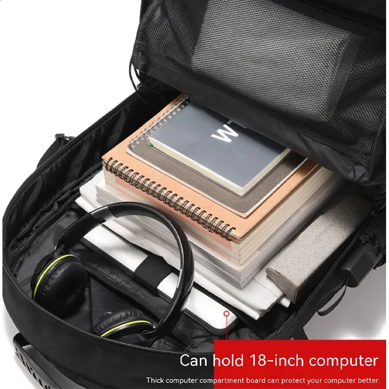 50L 80L Large Travel Backpack Men Separate Shoe Compartment Business Bag Outdoor Sports Waterproof Man Black Storage y240919