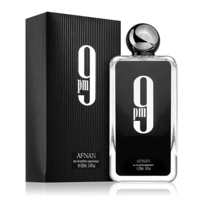 Male Unisex AFNAN 9:00am eau de toilette for Men 100m and Women spray Morning perfume 3.4oz Enduring