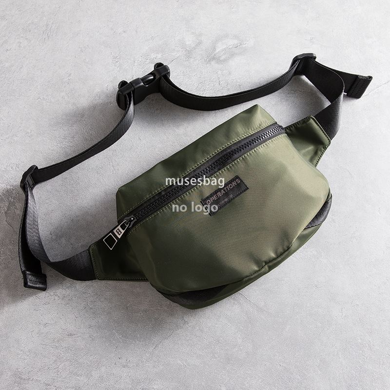 Men's multi-functional waist pack Fashion trend sports chest bag personality Oxford cloth waterproof crossbody bag street riding bag