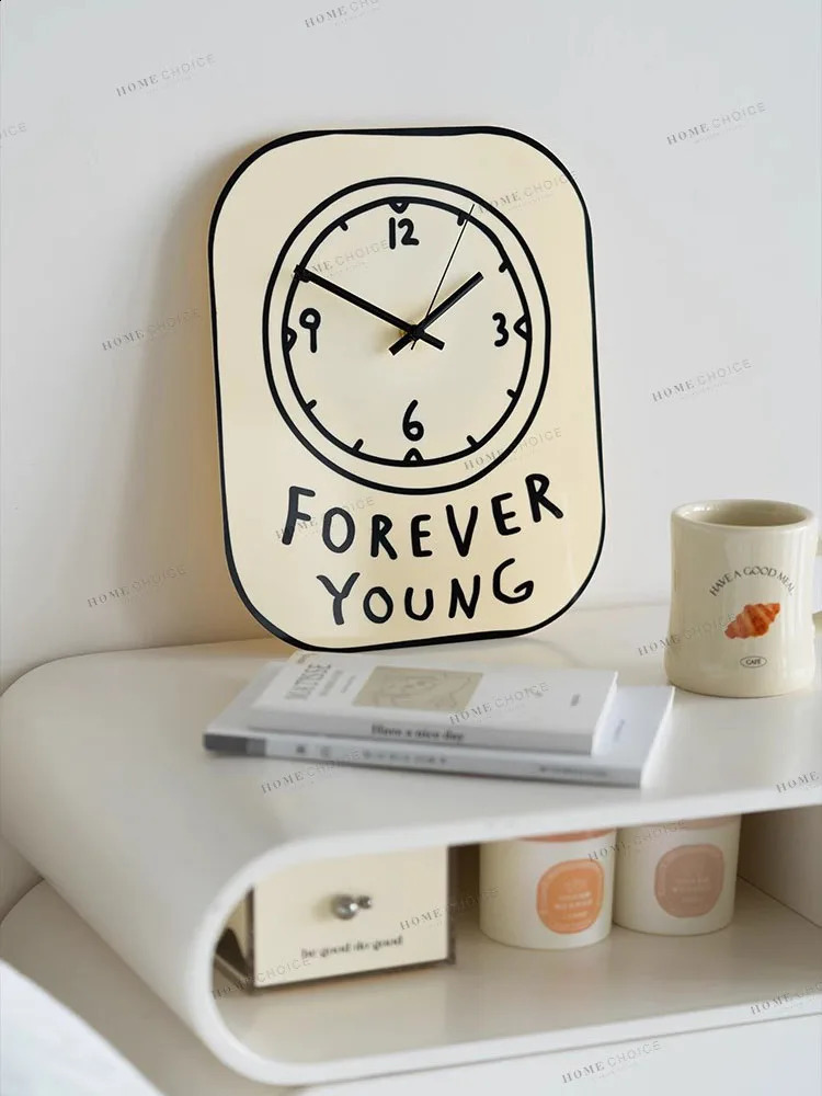 MOMO Scandinavian Minimalist Acrylic Wall Clock Living Room Wall Creative Decorative Silent Clock Ornaments 240815