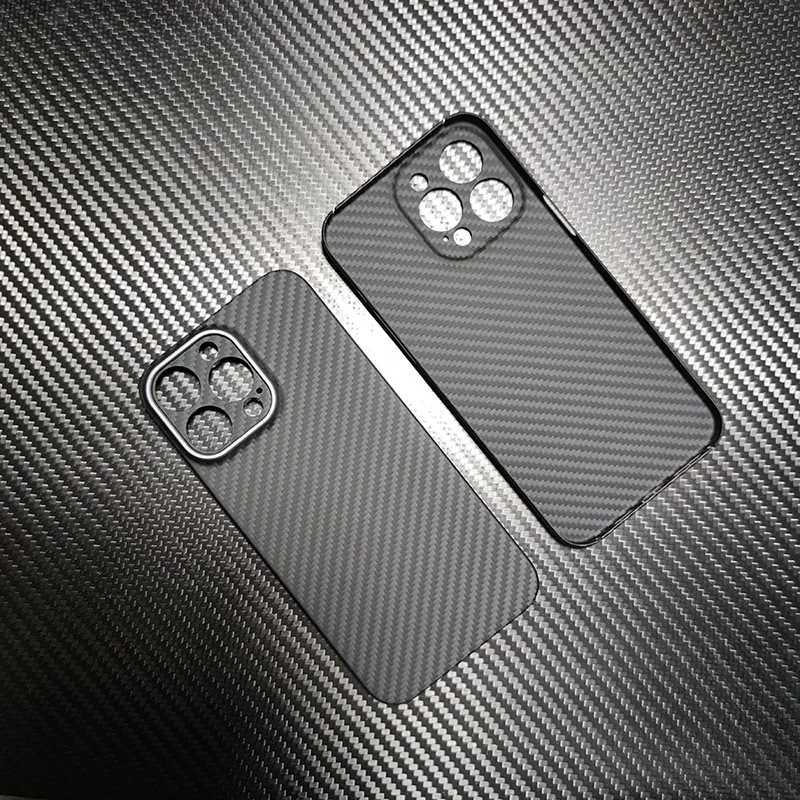 Real carbon fiber case for iphone 15/14 pro max Ultra Thin Open lens blue aramid fiber phone cover for iphone 15/14 plus caseM240816