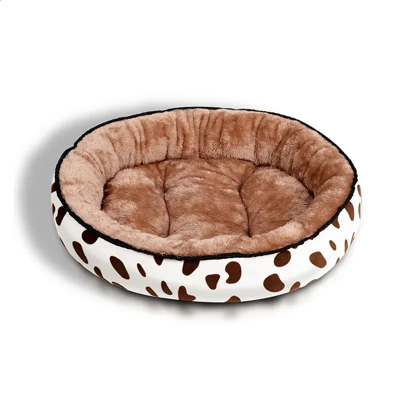 Round Dog Beds Sleeping Mat Soft Warm Kennel Bed Cushion for Small Medium Large Dog House Pad Pet Supplies cama para perro 240812