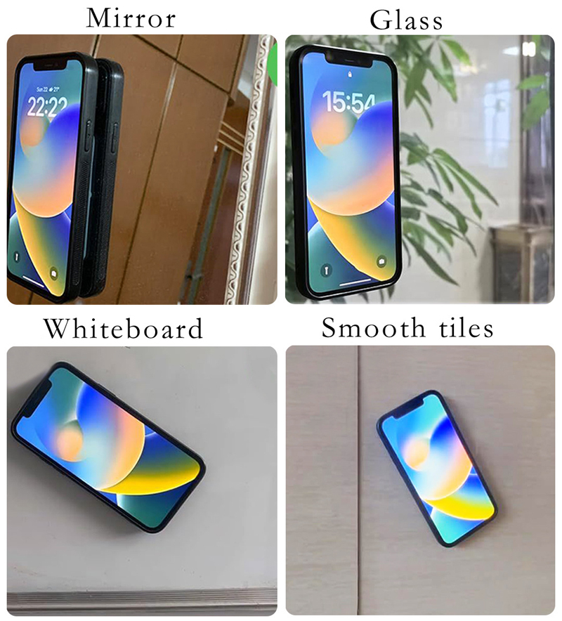 3M Adhesive Silicone Rubber Sucker Pad Suction Cup Mount Silicon Accessory For Phone Case iPhone Hands-Free Fidget Toy Mirror Shower Phone Holder Vide