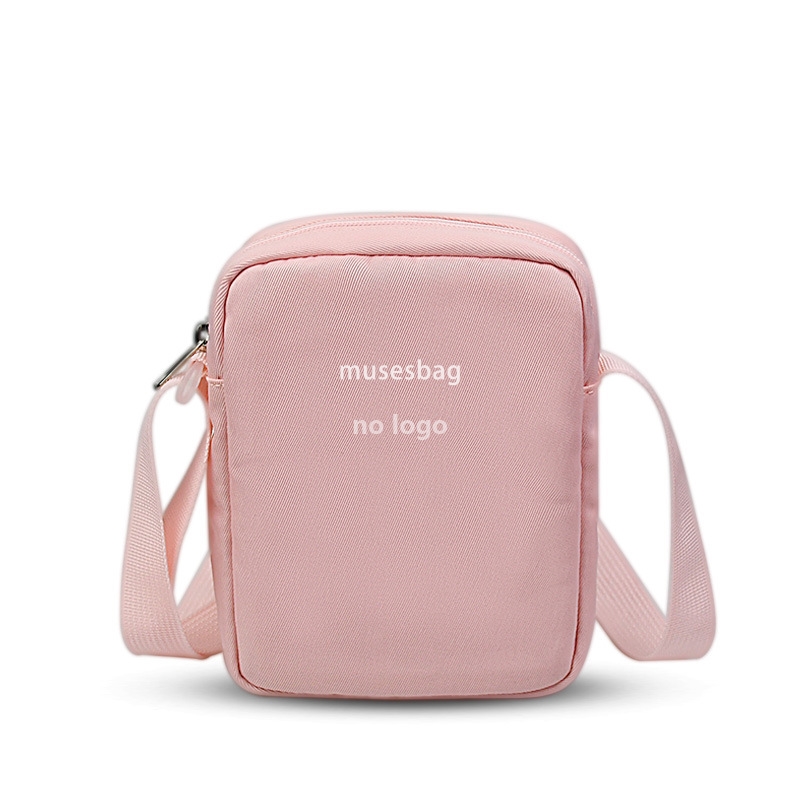 Fashion simple small body bag ins casual single shoulder bag solid color lightweight crossbody bag niche texture bag
