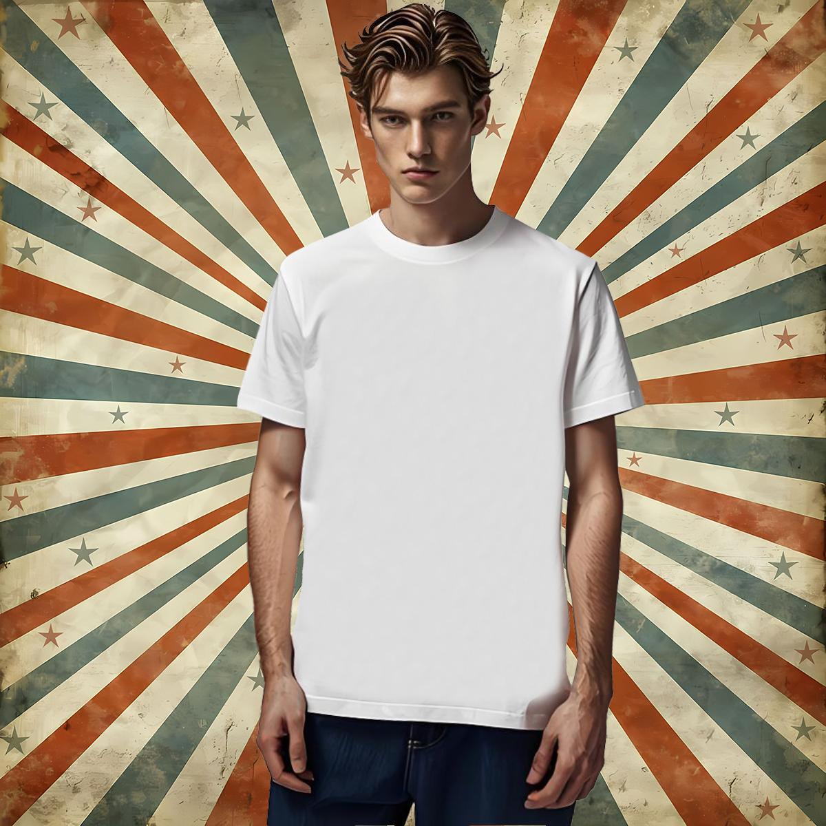 Designer Graduation Mens T Shirts Daily Outfit Men Clothes T-Shirt 230g 100% Cotton 2024 Summer Crew Neck DIY Printed Tshirts