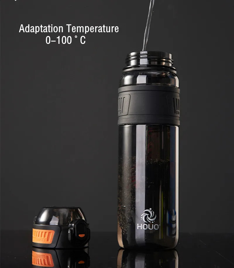 1000ml/750ml Portable Sport Water Bottle Durable Gym Fitness Outdoor Sport Climbing Cycling Drinking Bottle 240816