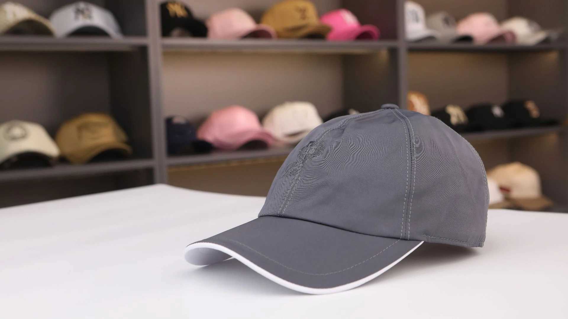 Ball Caps ZEMKY new baseball cap mens solid color casual outdoor sports cap Sunscreen embroidered dad hat Peaked hat old money Q240815