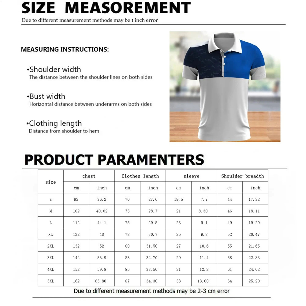 Tiger Woods Sun Day Red Stripe Blue Mens Summer Top Quick Dry Golf Club Button TShirt Polo Shirt 240816