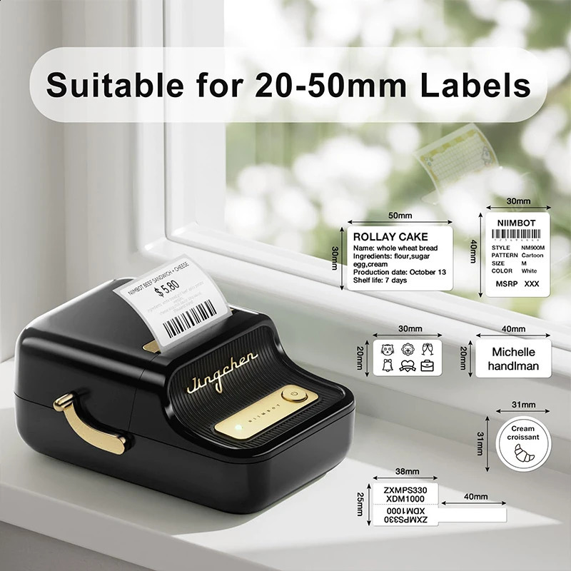 Niimbot B21 Mini Label Portable Printer for Mobile Adhesive Printer Stickers Wireless Bluetooth Label Price Label Manufacturer 240929