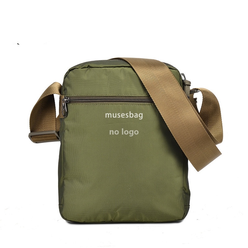 New men's vertical shoulder bag crossbody bag men's casual men's bag waterproof nylon cloth bag