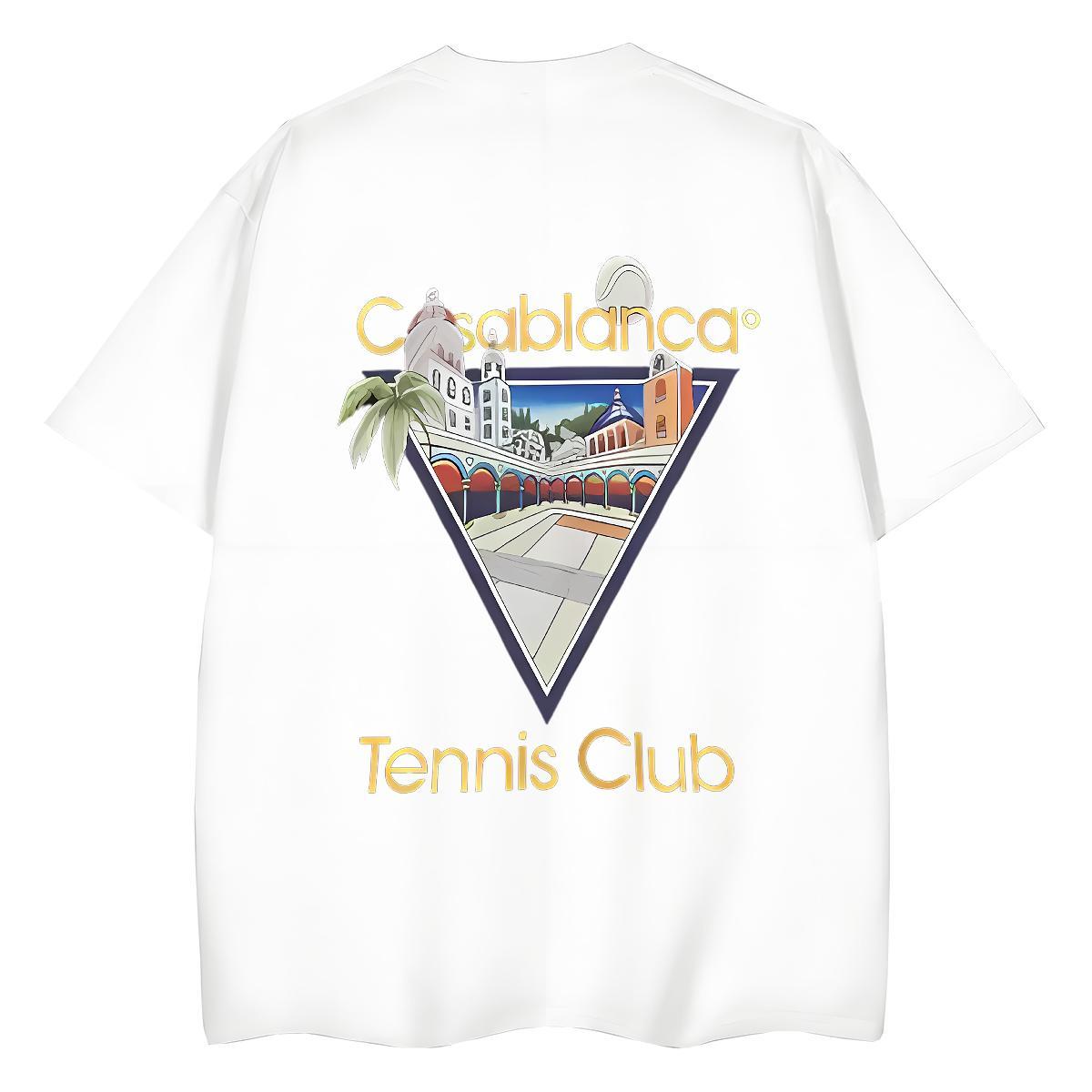 Casual New Street Casual Tshirt for Man Woman painting Breathable Crew Neck 230g Pure Cotton T shirt Classic Custom Printing Wear