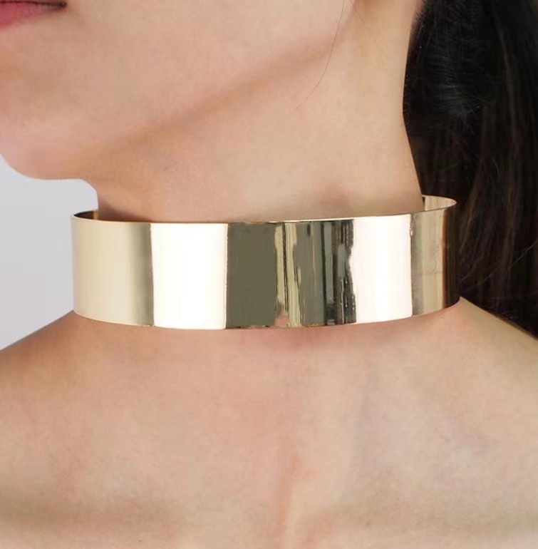 Necklaces high-end accessories clothing accessories accessories necklaces mirror gloss body collars various specifications