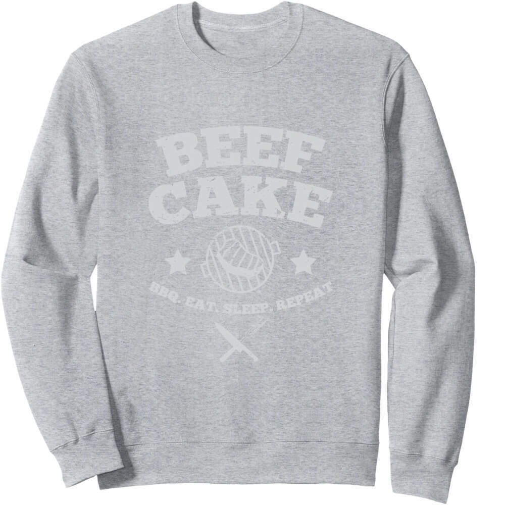 Long Sleeve Shirts For Men Sweatshirt Beef Cake Bbq, Eat, Sleep, Repeat Meat Lover Gift Sweatshirt T Shirt Graphic Tee Streetwear sweatshirts