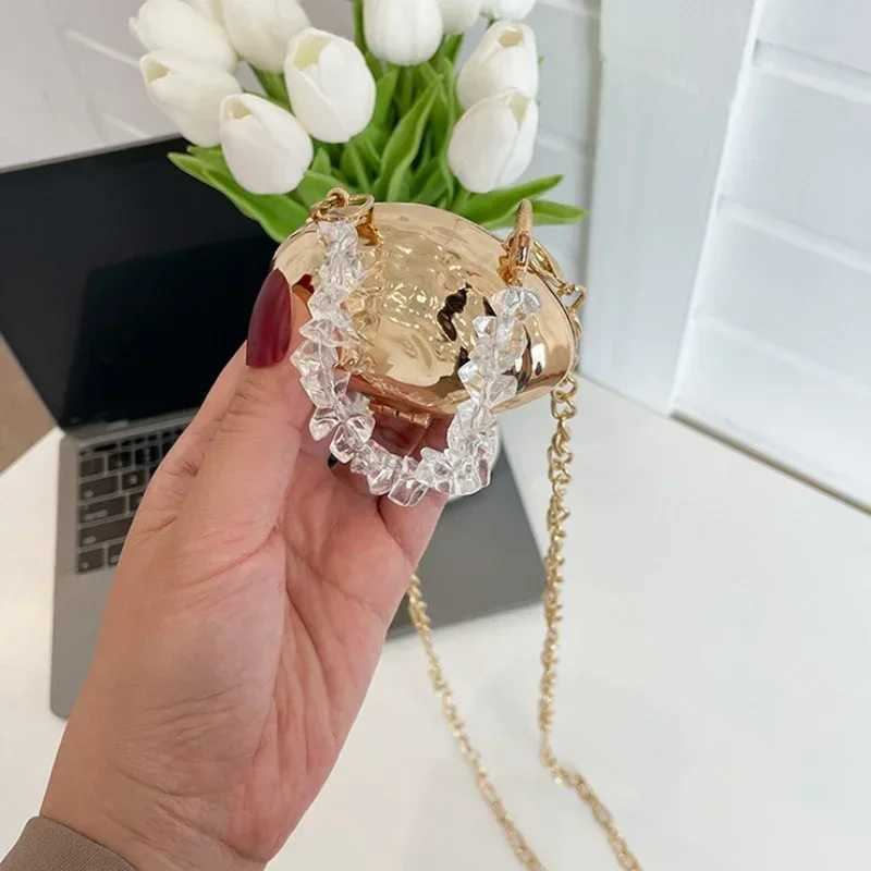 Mini Lipstick Bag Decorate Womens Shoulder Bag Chain Crossbody Bag Designer Handbag and Purse Fashion Shell Bags Female Clutch CI24816