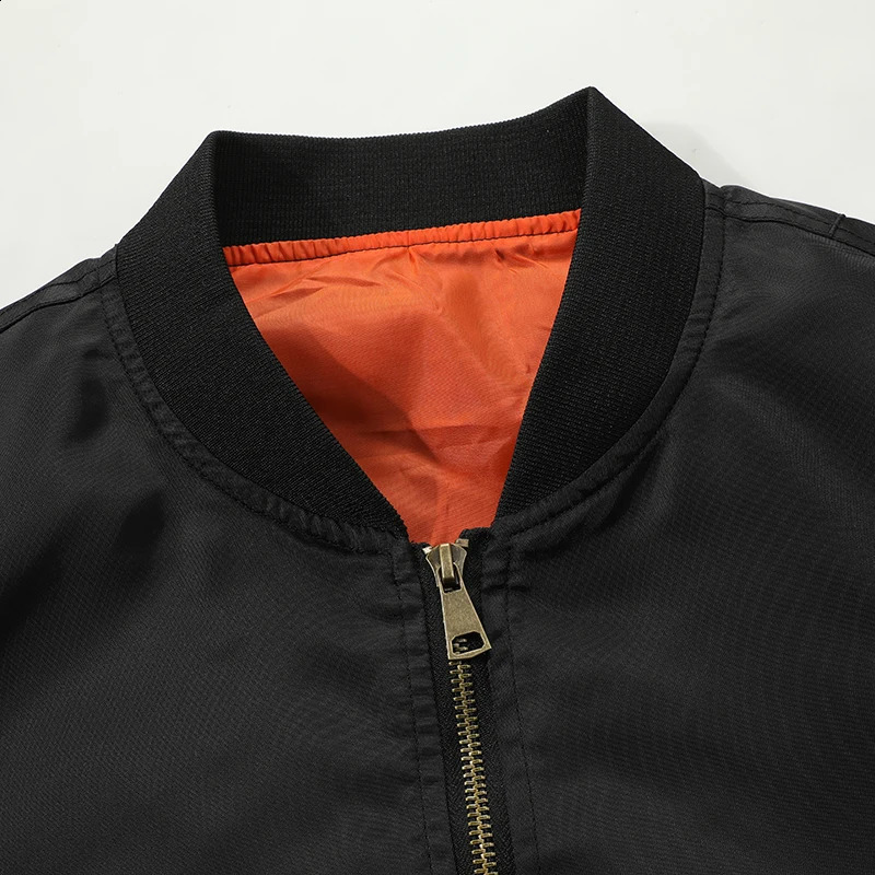 Wholesale Outdoor Flight Jackets Mens Baseball Uniform Style Fashion Waterproof Plus Size BomberJK06 240816