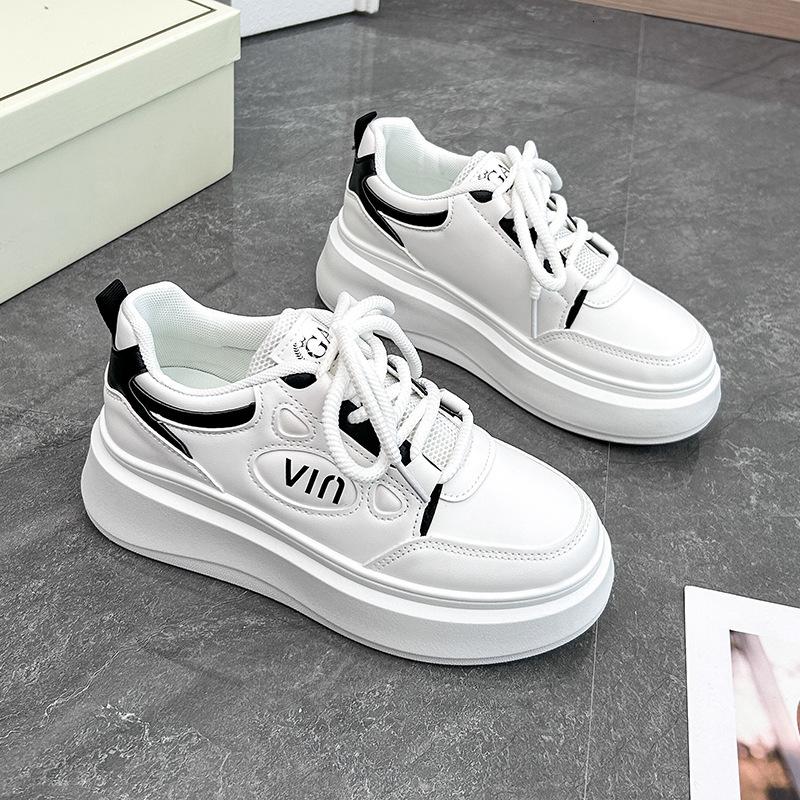 Ddmysports Low Cut Breathable Small White For Women In Spring New Internet Celebrity Big Toe Bread Shoes Thick Soled Casual Board S OUTDOOR