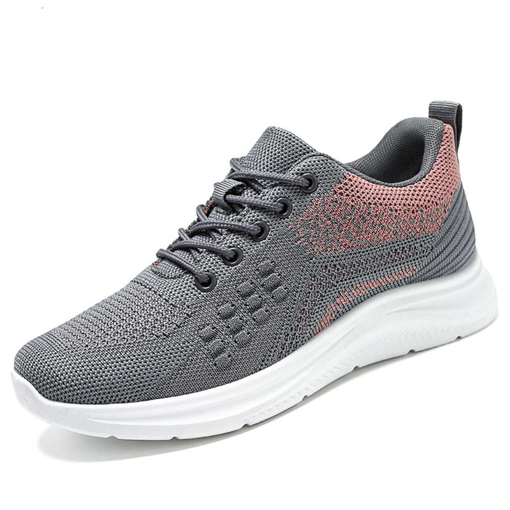 Ddmysports Shoes In Autumn New Women S Fly Woven Lightweight And Breathable Running Shoes Casual Sports For OUTDOOR