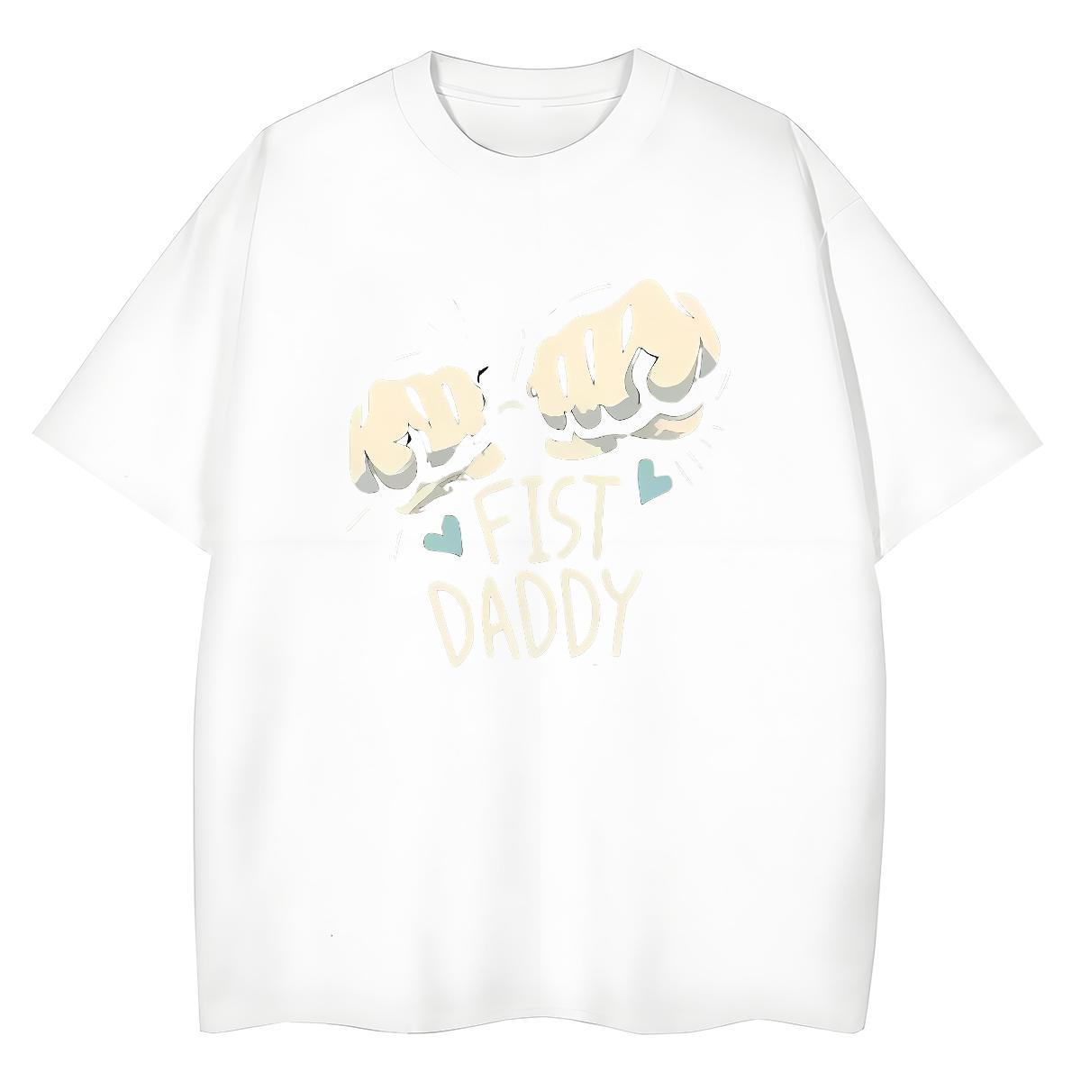 2024 Casual T shirt 230g 100% Cotton Breathable Soft Casual Beach hands Tshirt for Man Woman Unisex Oversized L-4XL Tops Tees