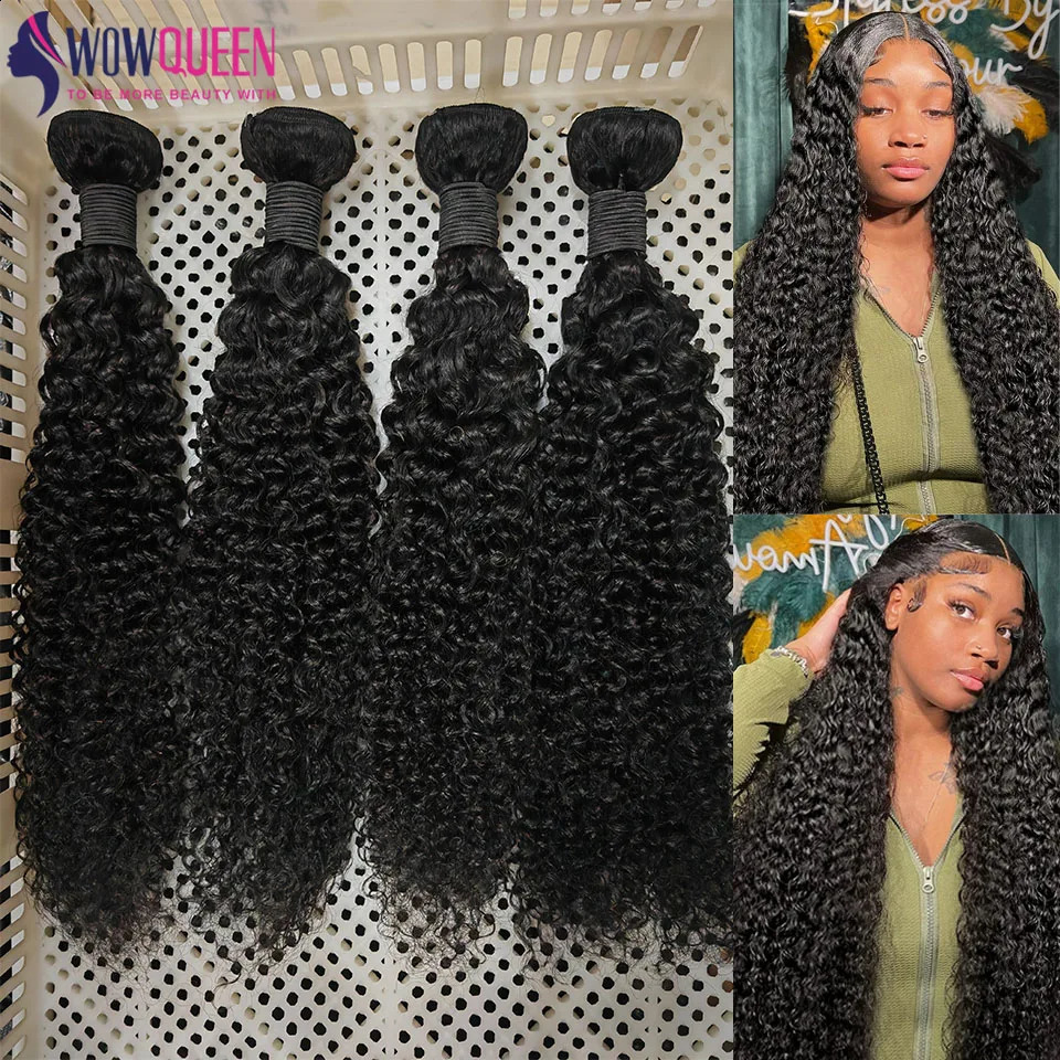 12A Curly Bunch Human Hair 30 32 34 Inch Brazilian 134 Piece Remy Twisted Stretch Natural Color 240801